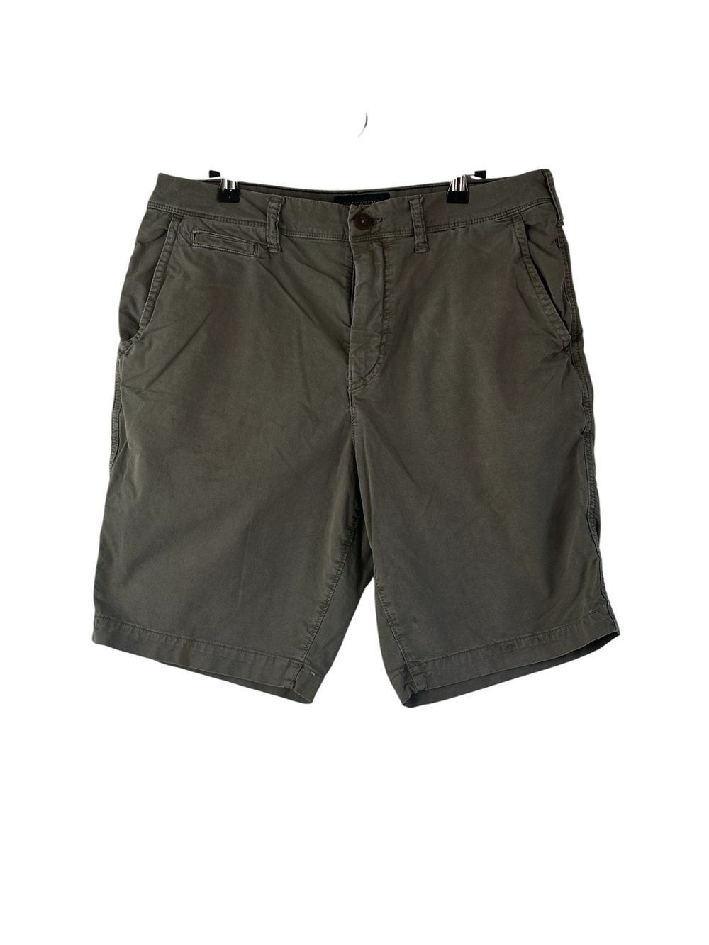 American Eagle Next Level Flex Classic Chino Shorts 32 Olive Gray Casual